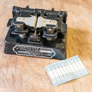Vintage Griswold Film Splicer Jr. Model 8mm and 16mm - Neumade Products Corp.
