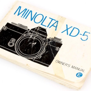Manual do Minolta XD-5