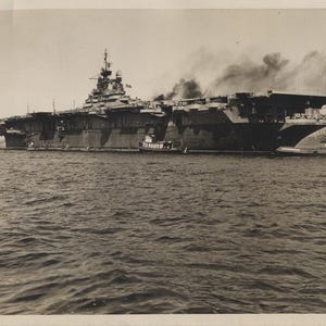 8x10 Photo Of Uss Lexington Cv-19 Ship - Reprint
