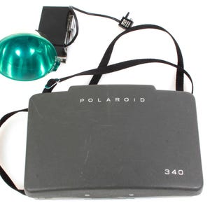 Vintage Polaroid 340 Camera with Flash