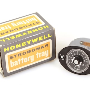 Vintage Honeywell Strobonar Batteriehalter in Box