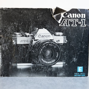 Canon Genuine AT-1 Camera Instruction Book / Manual / User Guide