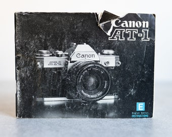 Canon Genuine AT-1 Camera Instruction Book / Manual / User Guide