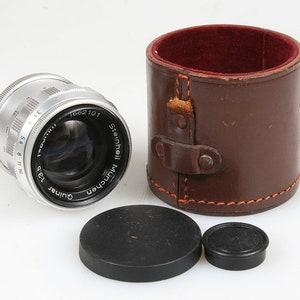 Steinheil Munchen Quinar 85mm F 3.5 Lens Leica L39 Screw Mount