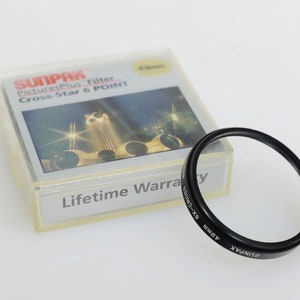 Sunpak 49mm Cross-Star 6 Point Filter image 2