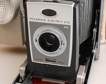 Vintage Polaroid Electric Eye Land Camera, Model 900, Original Box