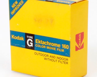 Kodak Ektachrome 160 Typ G Color Movie Film Kassette Super 8 15m Abgelaufen