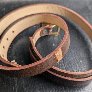 1960s Vintage Camera Strap//Neck Strap//Leather Strap