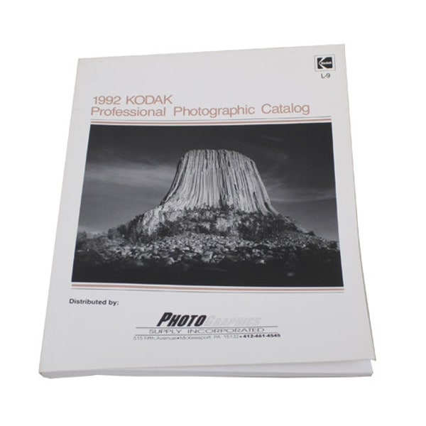 1992 Kodak Professional Photographic Catalogue – Kostenloser Versand