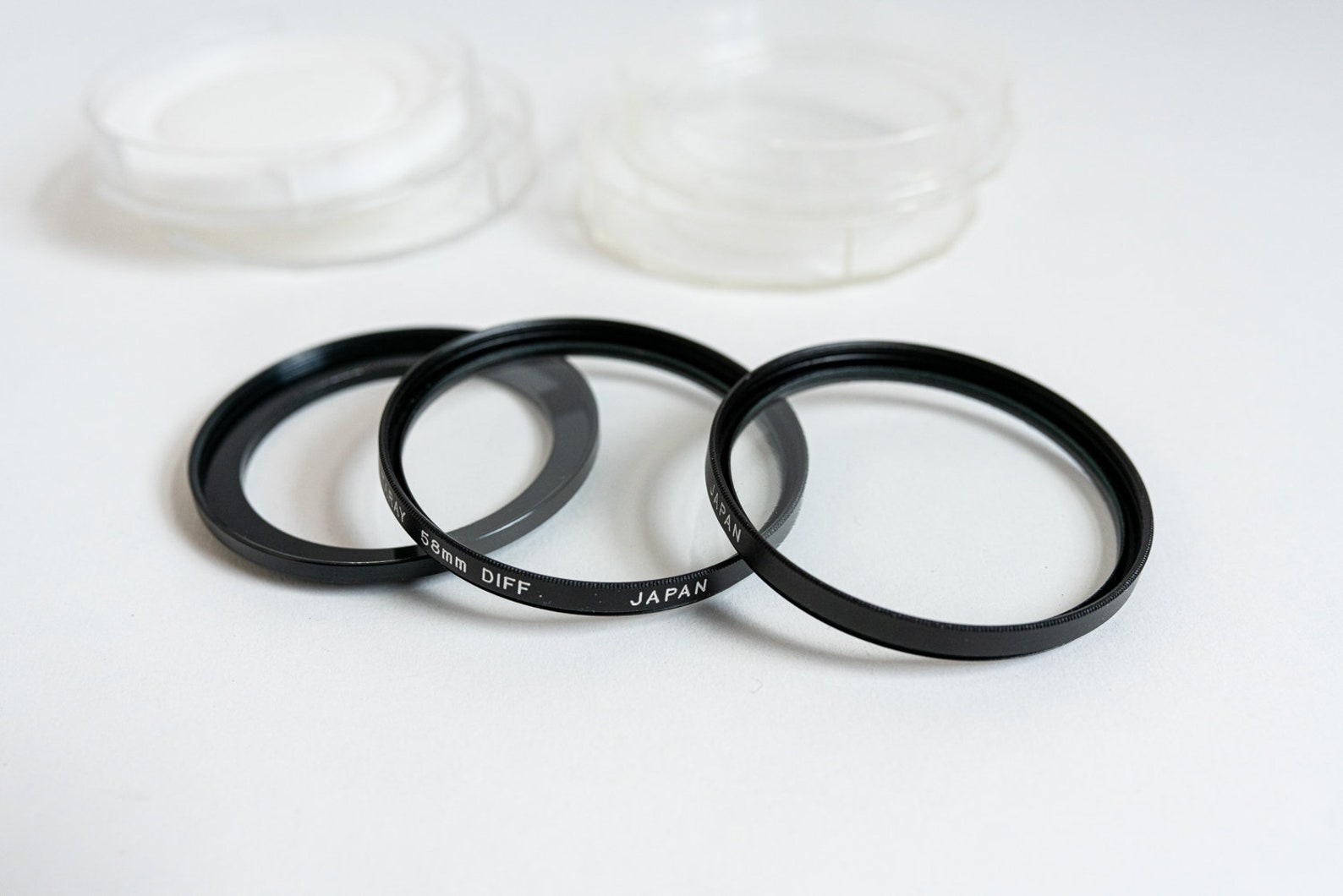 Step Up Rings Diffusion Filter 49mm to 58mm Step up Ring W/ Diffusion and Cross Star Filters - Etsy UK