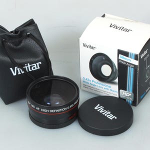 Vivitar HD Weitwinkel-Objektiv + Makro-Objektiv High Definition .43x in Box