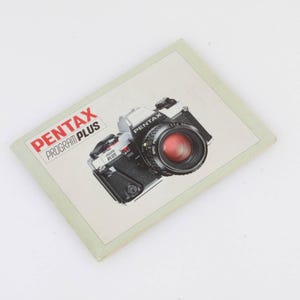 Pentax Program Plus Manual - Vintage 35mm Slr Guide, Film Camera & Photography Reference, User Manual
