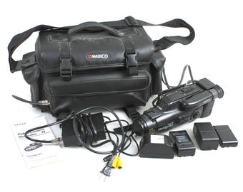 Vintage Sony Video 8 Camcorder Hard Case LC V814 With Keys - Etsy