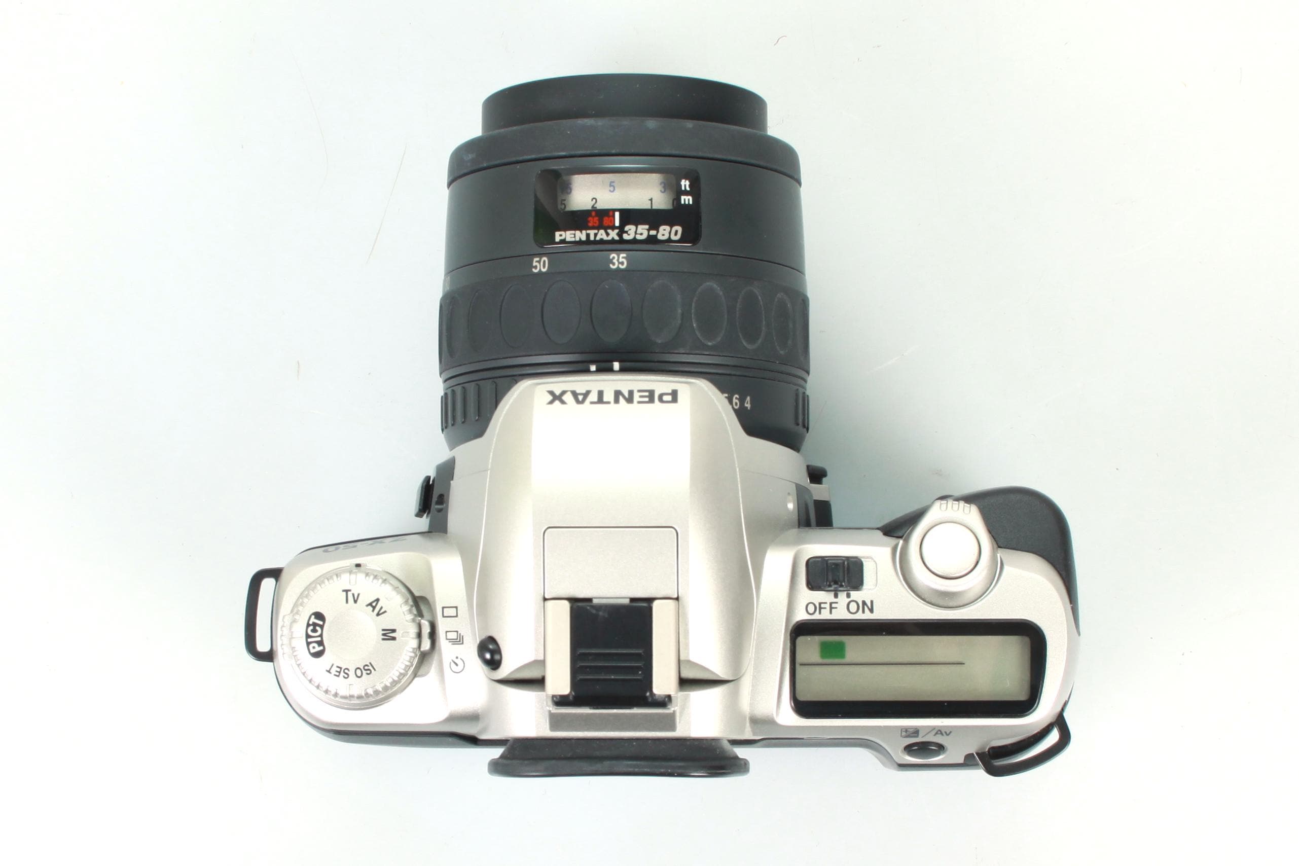 PENTAX 一眼レフカメラ 50mmレンズ付き ペンタックス ZX-50 35 mm 一眼レフフィルムカメラ & 35-80 mm ズーム