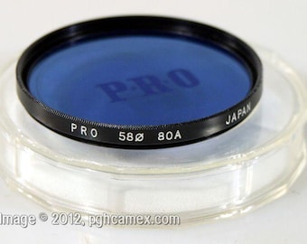 58mm 80a Camera Filter With Case