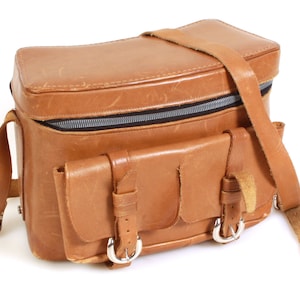 Vintage Camera Case Lederen jaren 1960