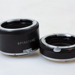 Spiratone 2 Piece Extension Tube Set for Macro on Nikon SLR Nikon F Nikkormat
