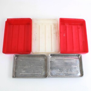 Darkroom Developing Trays Lot Of 5 (3-5x7, 2-4x5)