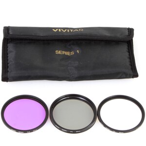 55mm Filter Set of 3 UV/Polarizer/FLD