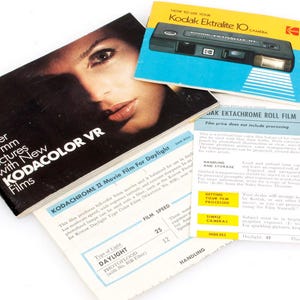 Kodak Film Booklets