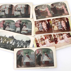 Stereoview Cards Lot of 7
