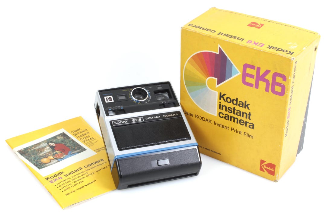 Kodak EK6 Instant Camera in Box W/ Manual - Etsy