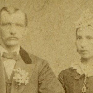 Couple, Arn In Arm, Standing Pose. Cdv. Cleveland, Ohio.