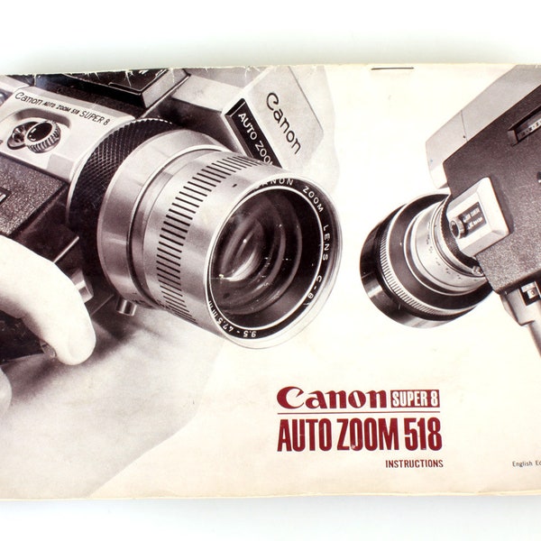 Canon Super 8 Auto Zoom 518 Manual
