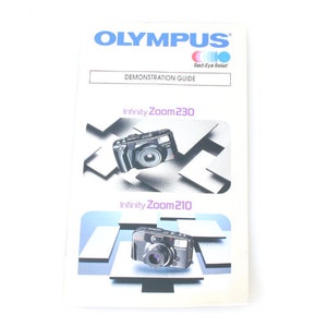 Brochure for Olympus Infinity Zoom 210/230