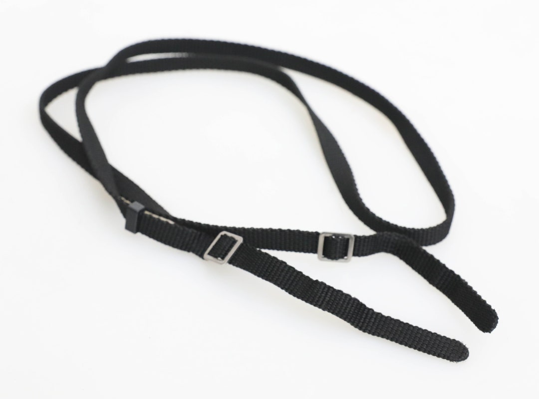 Vintage Film Camera Strap Thin Black Etsy
