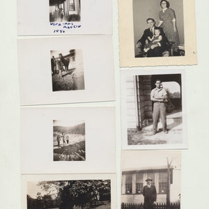 Large Lot of Found Photos. Snapshots. 44 Silver Prints. People, Places, Animals.