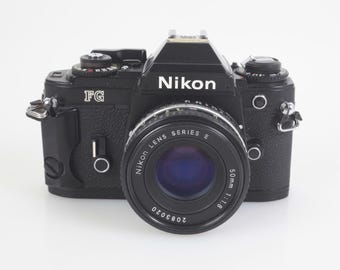 Nikon FG-20 SLR With 50mm F1.8 Lens, Wonderful First Film Camera