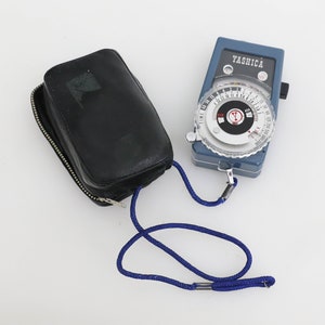 Vintage BelichtungsmesserYashica Blue mit Koffer und Band - WORKS
