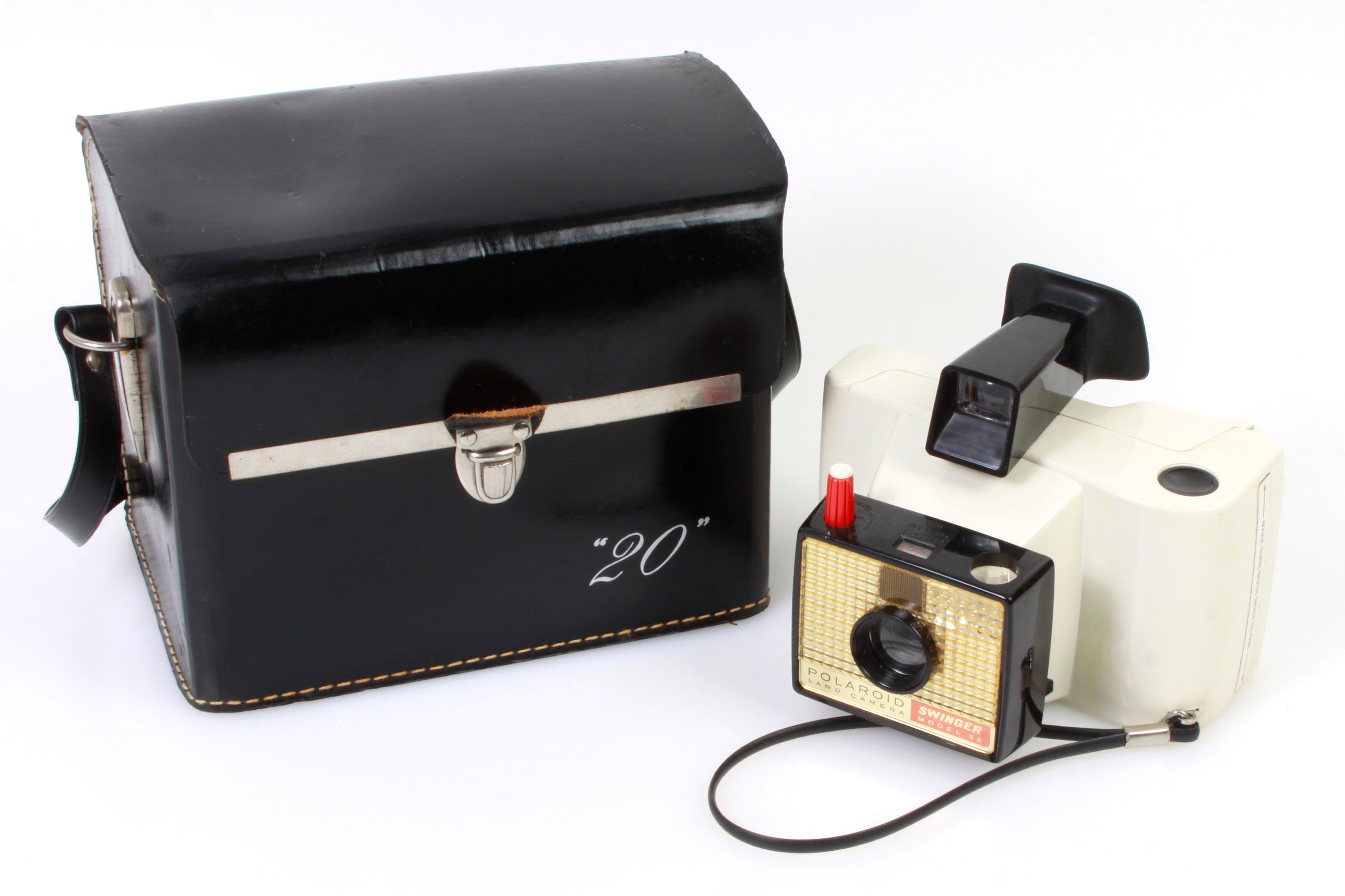 Vintage Polaroid Swinger W/ Case - Etsy