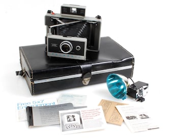 Vintage Minette Portable Camera Tripod With Leather Case