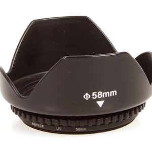 58mm UV Filter & Hood