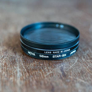 58mm Filters - Set of 3 - 2 Close Up Filters and 1 Star Filter - AS IS