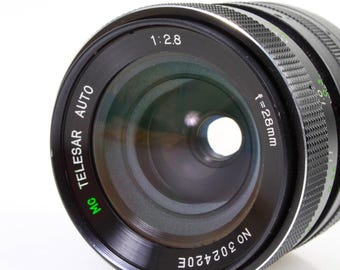 Konica wide angle lens 28 mm F2.8 Mc