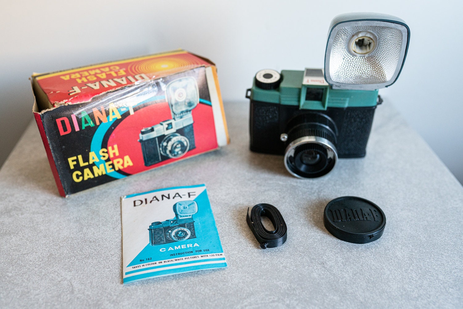 Flash Diana F Camera Film Lomography Diana F+ Medium Format 120