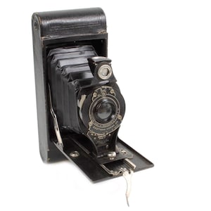 Vintage Kodak No.2 Folding Cartridge Hawk-eye Model B Camera WORKING