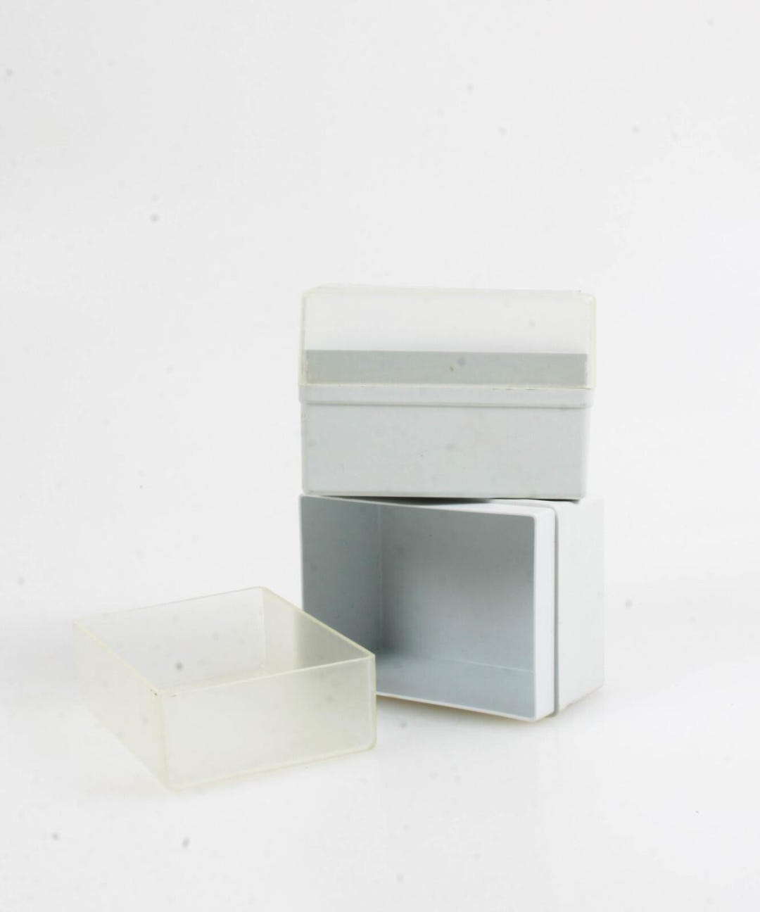 Lids Slide Rack Premium Compact 35mm Slide Box Holds 20 Slides, Clear Lid, Durable ...