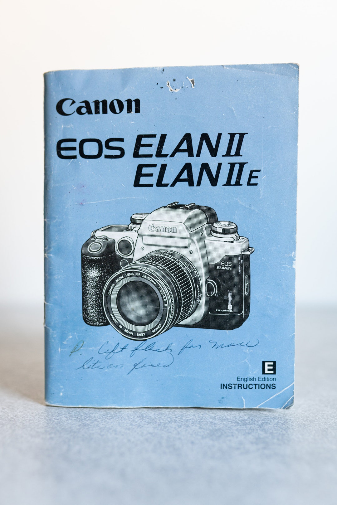 Canon EOS ELAN II Film Camera English User Manual Instruction Guide Etsy