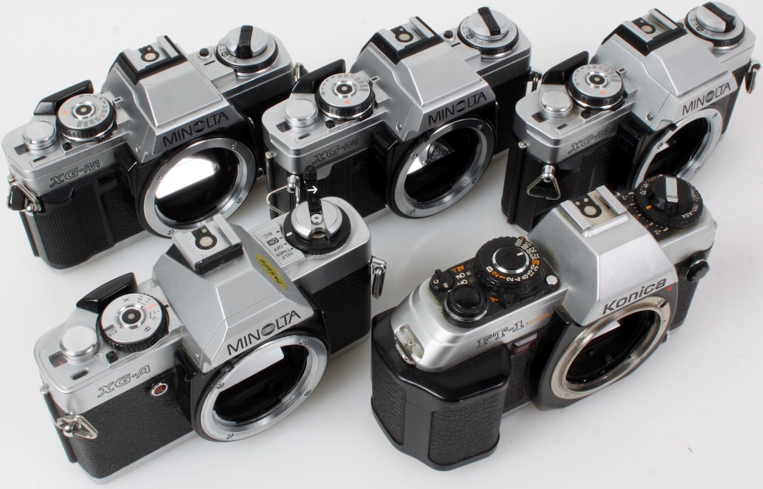 MINOLTA カメラセット ヴィンテージ ミノルタ 35 mm カメラ 5 台セット（部品または修理用