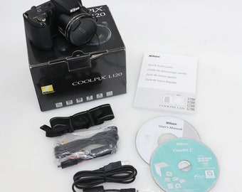 2010 Nikon Coolpix L120 Digital Camera in Original Box - WORKS