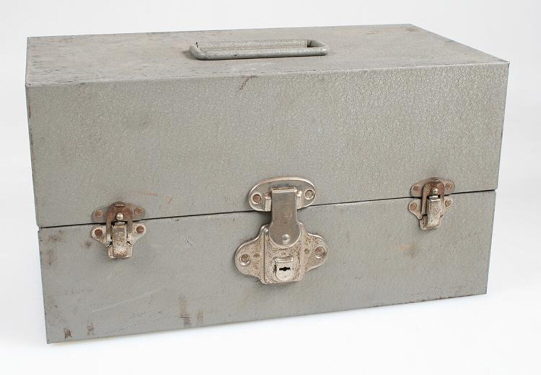 Steel Storage Container Funky Industrial Style Steampunk Metal Box Container Heavy Duty - Etsy