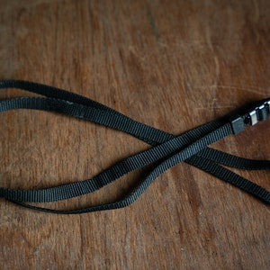 Vintage Black Camera Strap - New