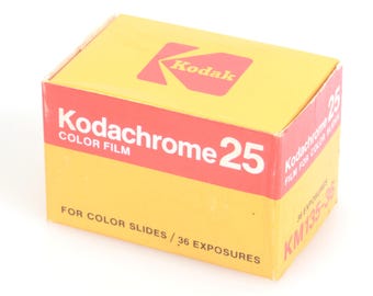 Película de inversión de color Kodachrome 25/35 mm KM 135-36 exposiciones - Caducada