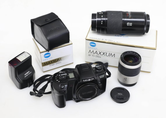 ミノルタ Maxxum 600si 35 mm フィルムカメラ、28-100 mm および