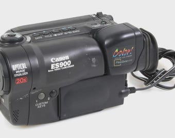 Vintage Canon E200 8mm Video Camcorder 500x Digital Zoom 8x Af