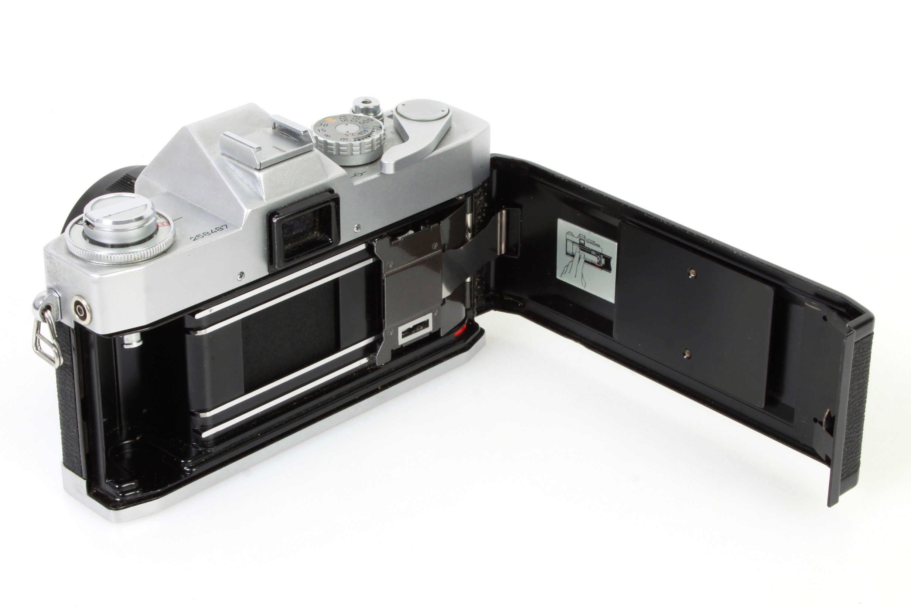 アンティーク Film Camera Manual W/ B&W Film, New Battery, Working Meter